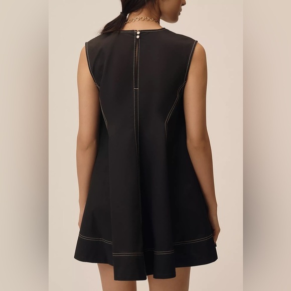 NWT Anthropologie Maeve Size Small Sleeveless V-Neck Mini Swing Dress - Picture 10 of 10